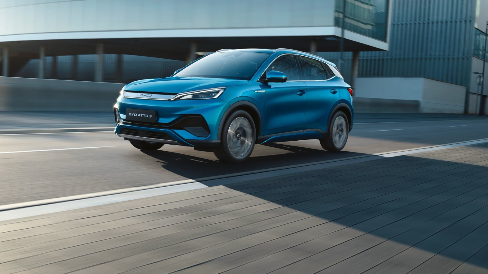 BYD ATTO 3 electric vehicle hero image